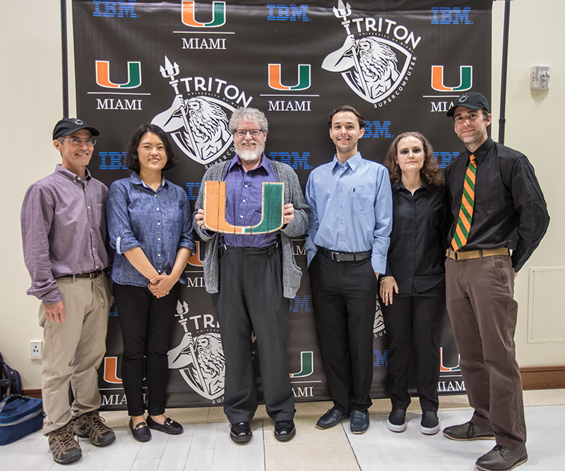 Joel Zysman and IDSC Advanced Computing team at TRITON Launch Celebration