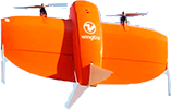 orange drone