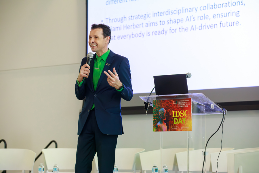 miami herbert business school Dean Paul Pavlou speaks at IDSC Day 2025