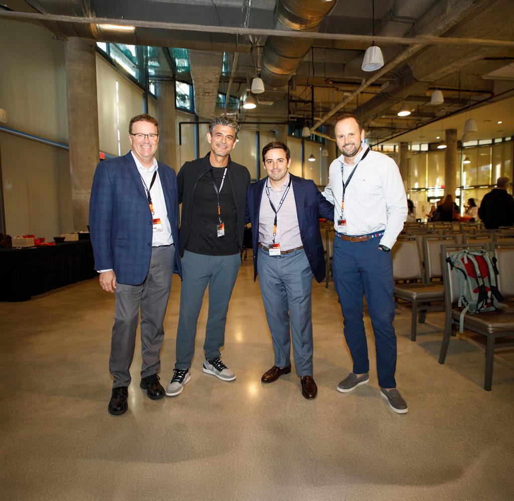 Justin Gammage • IDSC Director of Partnerships, 
Edmundo Llopis • Sentaire Partners, LLC, 
Eddy Vadia • IDSC Industry Advisory Board Vice Chairman,
and José Rasco • IDSC Industry Advisory Board Member
at IDSC Day 2025.  

PHOTO CREDIT
Jenny Abreu Photography