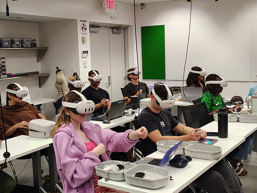 University of Miami Interactive Media classroom led by Anna Queiroz