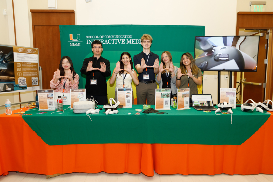 Interactive Media students at Miami XR 2025