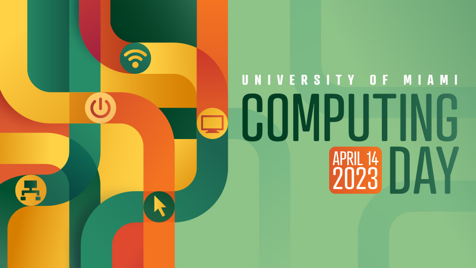 University of Miami Computing Day, April 14, 2023, signature image