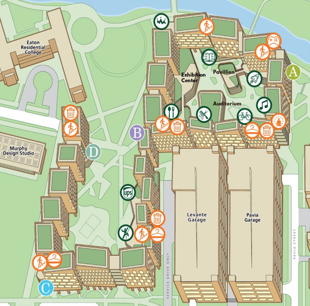 Lakeside Village parking map