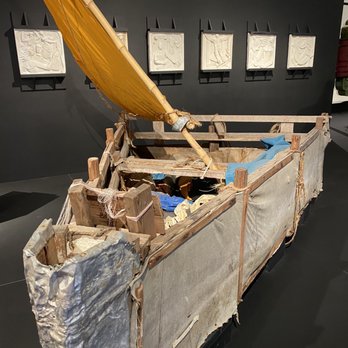 History Miami museum makeshift boat